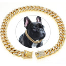 Diamond Pets – Coleira de Luxo com Elo para Cães e Gatos