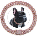 Diamond Pets – Coleira de Luxo com Elo para Cães e Gatos