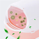 Caixa de Areia Semi-Fechada para Gatos – À Prova de Respingos