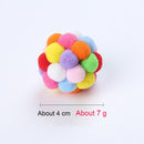 Bola de pelúcia interativa para gatos