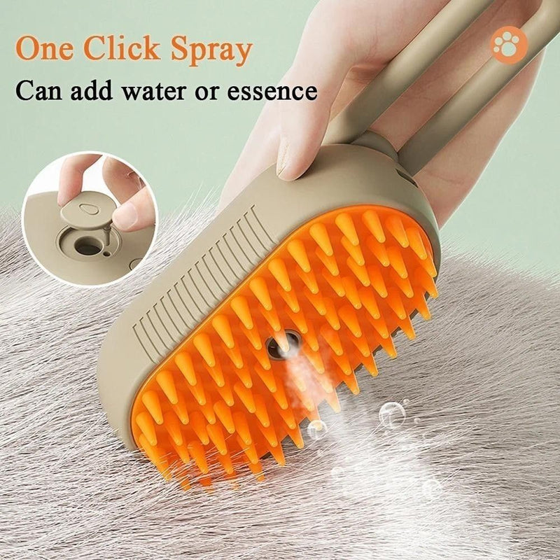 Pente Elétrico com Spray para Pets | Higienização e Cuidados com Pelagem