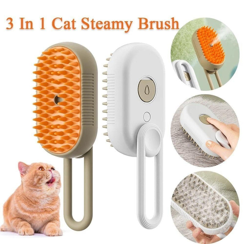Pente Elétrico com Spray para Pets | Higienização e Cuidados com Pelagem