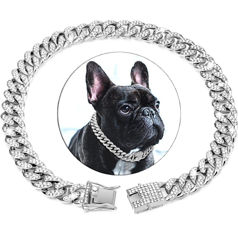 Diamond Pets – Coleira de Luxo com Elo para Cães e Gatos