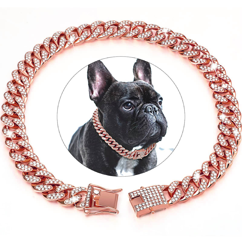 Diamond Pets – Coleira de Luxo com Elo para Cães e Gatos