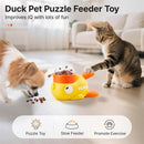 FunFeeder – Alimentador Interativo em Forma de Pato para Cães e Gatos